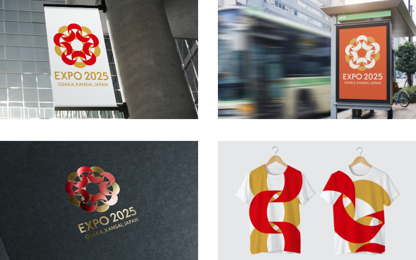 ロゴマークの展開例